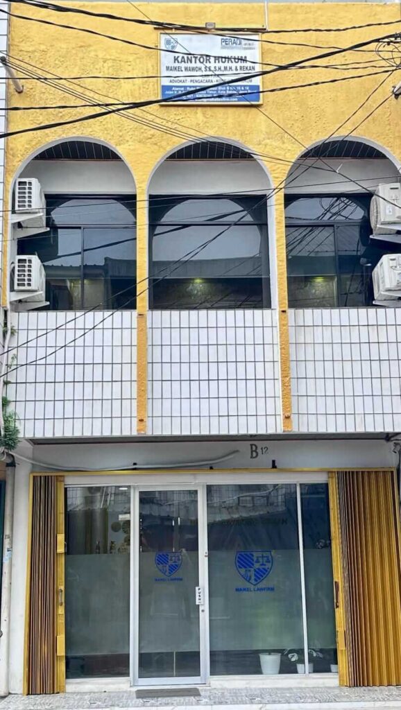 Tampak depan kantor Maikel Law Firms dan Rekan